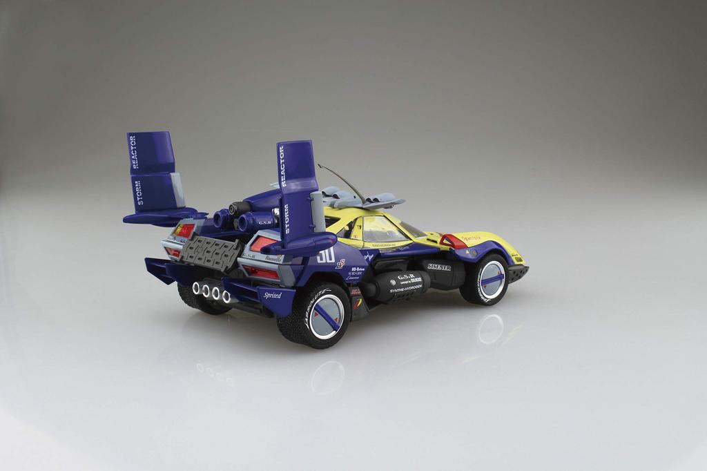 Aoshima Bunka Kyozai Cyber Formula 21 Sugo Asurada Modo Rally Escala Modelo de Plástico Não. G.S.X 1/24