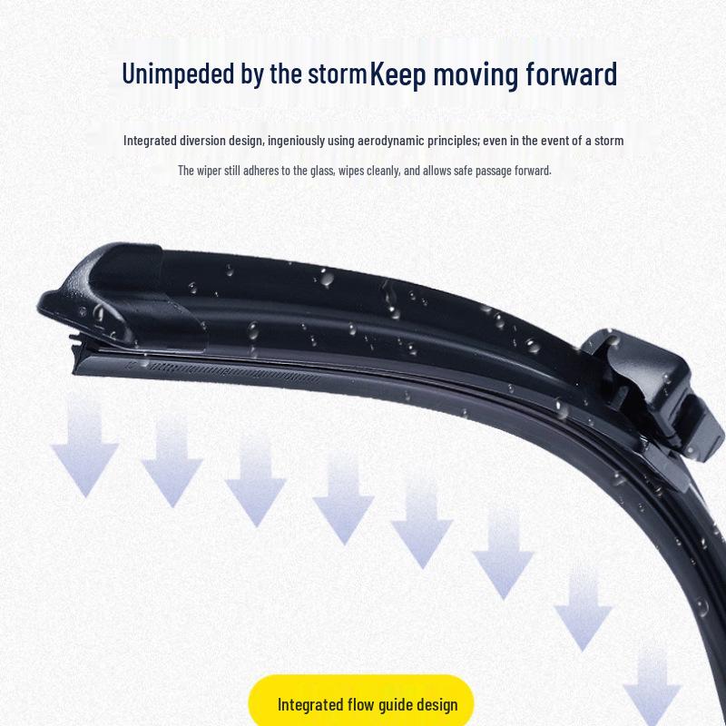 Silent Frameless Wiper Blades for Changan UNIK: Front & Rear, 20 to 22 inches