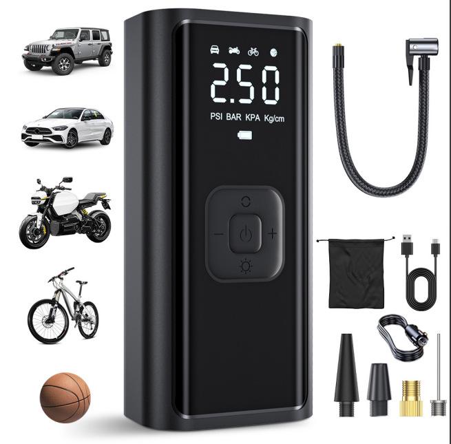 Tragbare Hochdruck-Akku-Elektro-Autoreifen-Luftpumpe