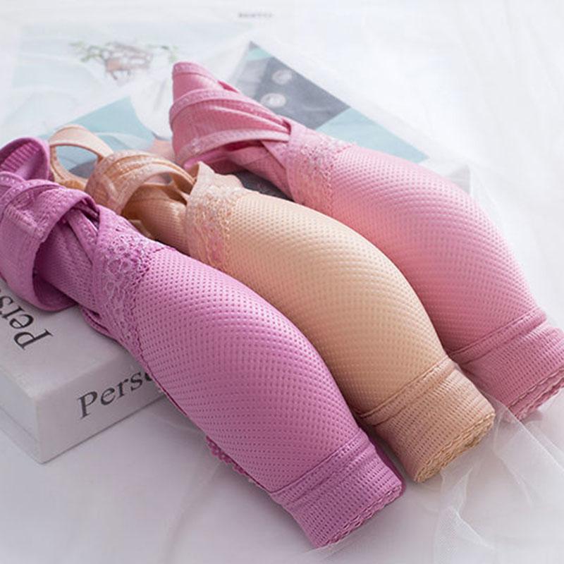 Front Button Underwear Women's Thin No Steel Ring To Receive Auxiliary Breasts Anti-sagging Push-up Bra