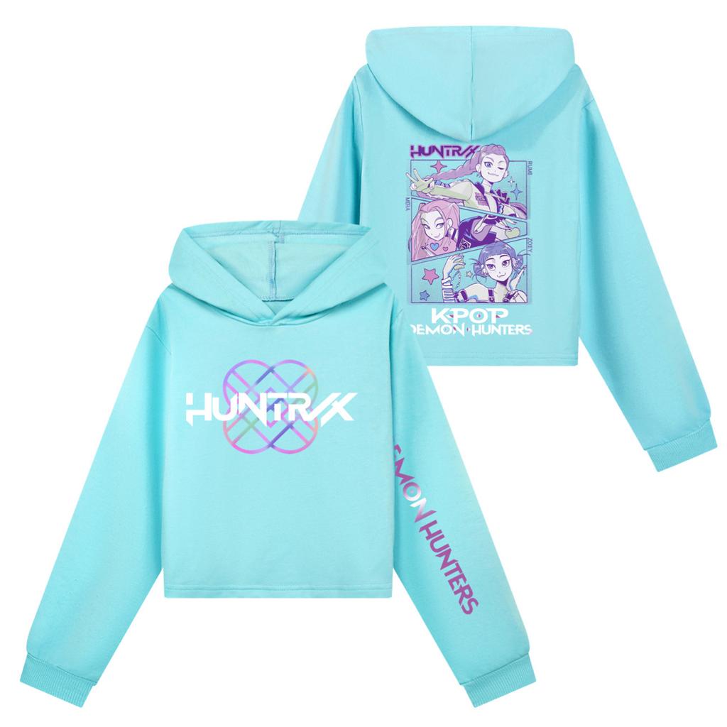 Kids' Long Sleeve Loose Pullover Letter Print Drawstring Hooded Sweatshirt