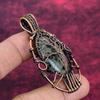 Tree Of Life Moss Prehnite Pendant Copper Wire Wrapped Pendant Gemstone Jewelry