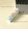 Cute Sticker DIY Button Squeeze Toy Keychain - Stress Relief Pendant