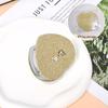 Miroir de maquillage compact double face en forme de cœur pour les résidences étudiantes