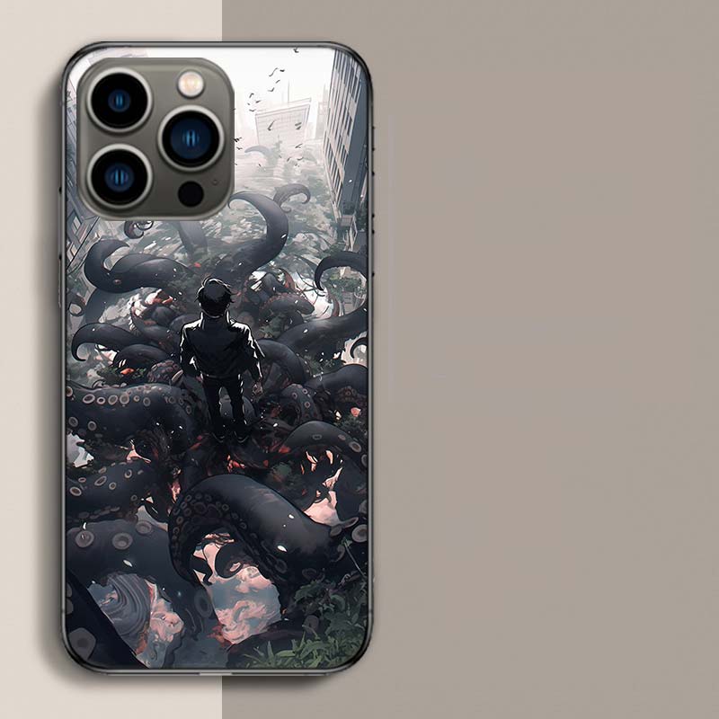 Chainsaw Man Yoshida Phone Case For Iphone 17 Air 15 Pro 14 Plus 16 Pro Max 17E 16E 12 13 Mini 11 Cover Cute Fundas