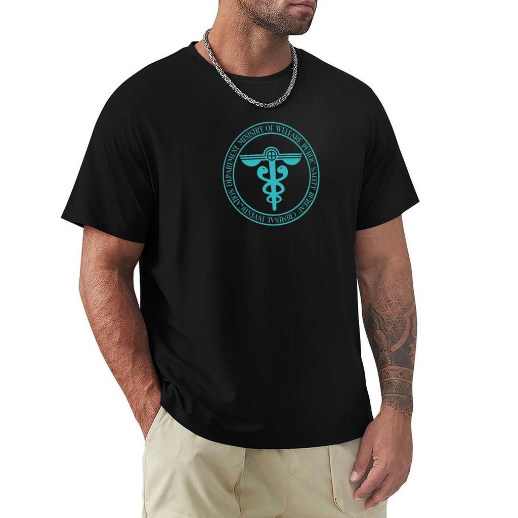 Public Safety Bureau Logo TShirt Simple Line Art Print Tee