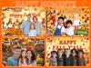 Hello Fall Backdrop Decoration Pumpkin Photography Background Banner Maple Leaf Photo Props for Thanksgiving Party Decoration