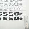 Car RearTrunk  Emblem Badge Script For Mercedes-Benz B250e C350e E350e S550e S560e Glc350e Gle500e Gle550e E350le C350le CLK350e NQ7