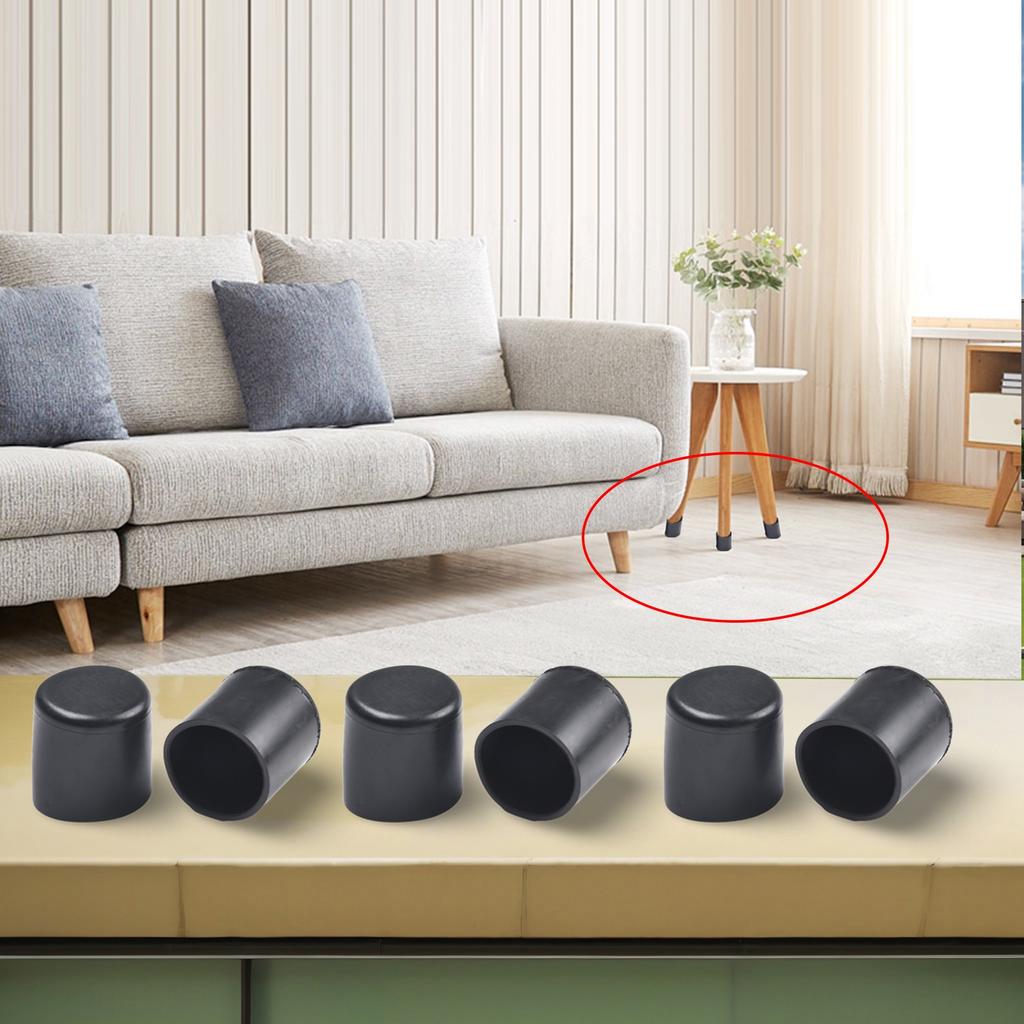 Chair Leg Cap Bottom Chair Leg Cap Feet Protector Pad Furniture Round Rubber