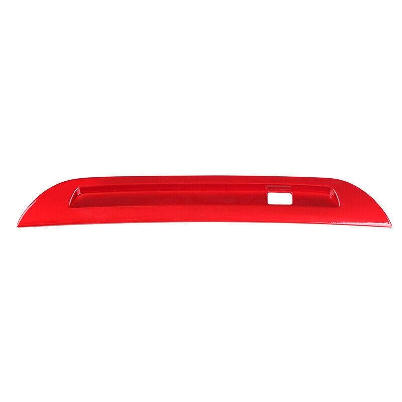 For Mazda 3 Axela 2019-2024 Bright Red Center Console USB Socket Panel Trim 1PCS