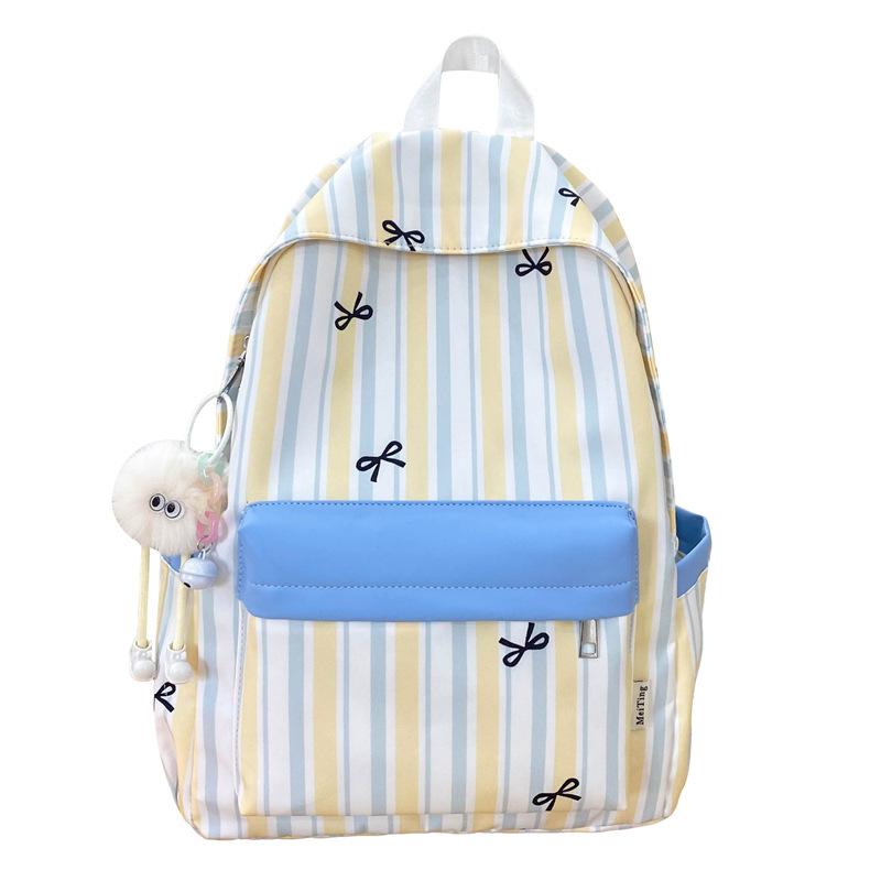 New Plaid Backpack, Retro Versatile Campus Backpack, Men's and Women's Same Schoolbag, Light Going Out Leisure Backpack