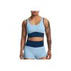 Under Armour Color Block Slim Fit Sleeveless Tank Top Women tops Light-Blue 1379153-490