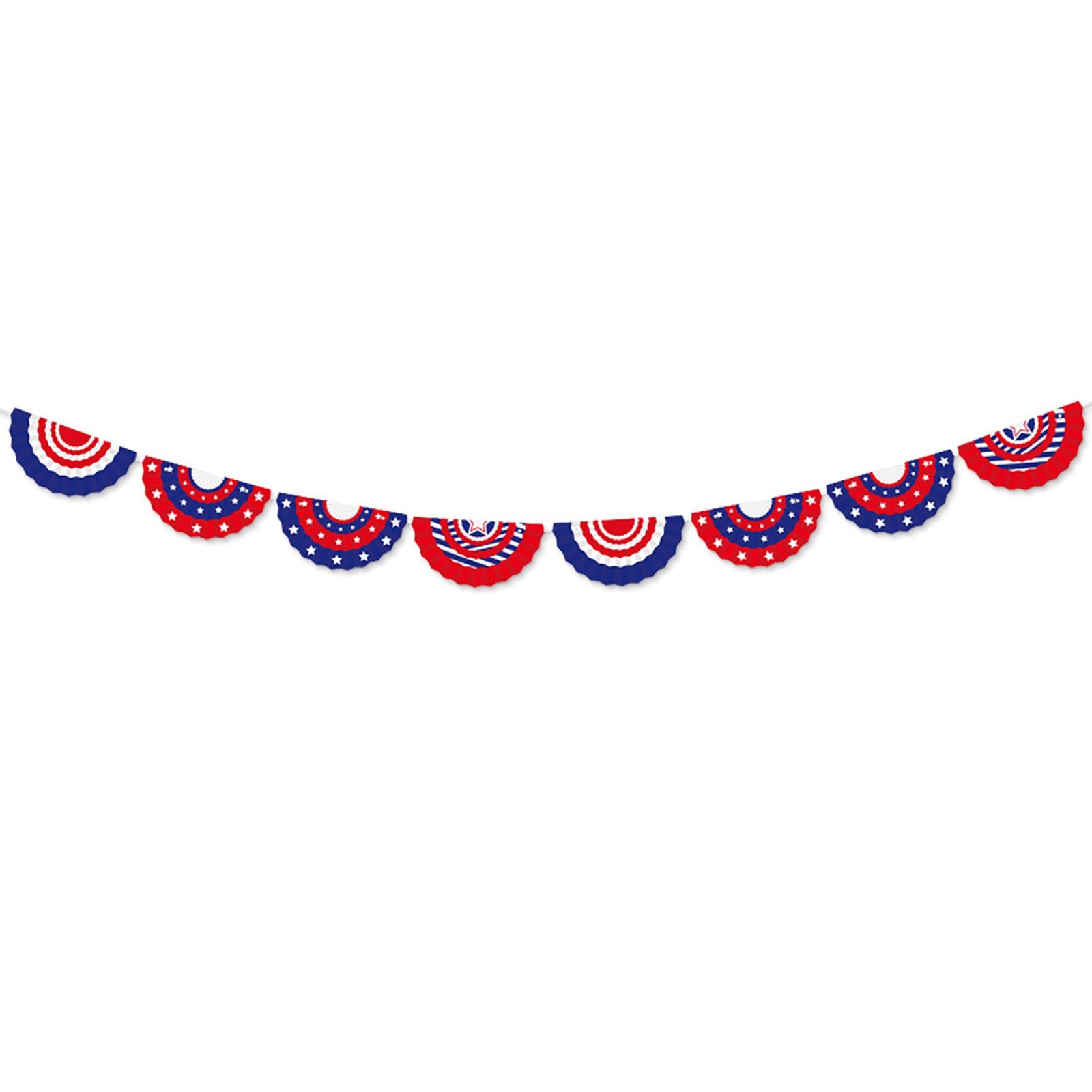 

Баннер для вечеринки в честь Дня независимости, настенное украшение для праздничного места, язычки для вытягивания One Size