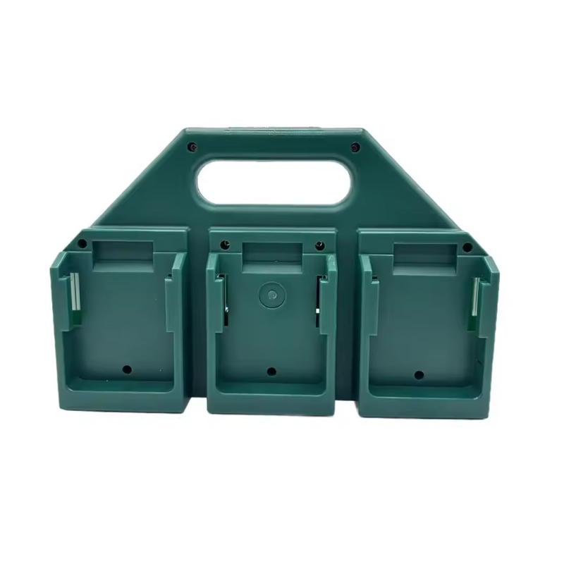 4/6-Slot Battery Holder for Makita 14.4V 18V Portable and Rugged Case Compact Organizer for Tool Bags Job Sites Quick Access