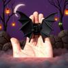Gothic Bat Wings Ponytail Holder Zinc Zinc Alloy Shark Clip Hair Accessories Halloween Hair Claw  Gift