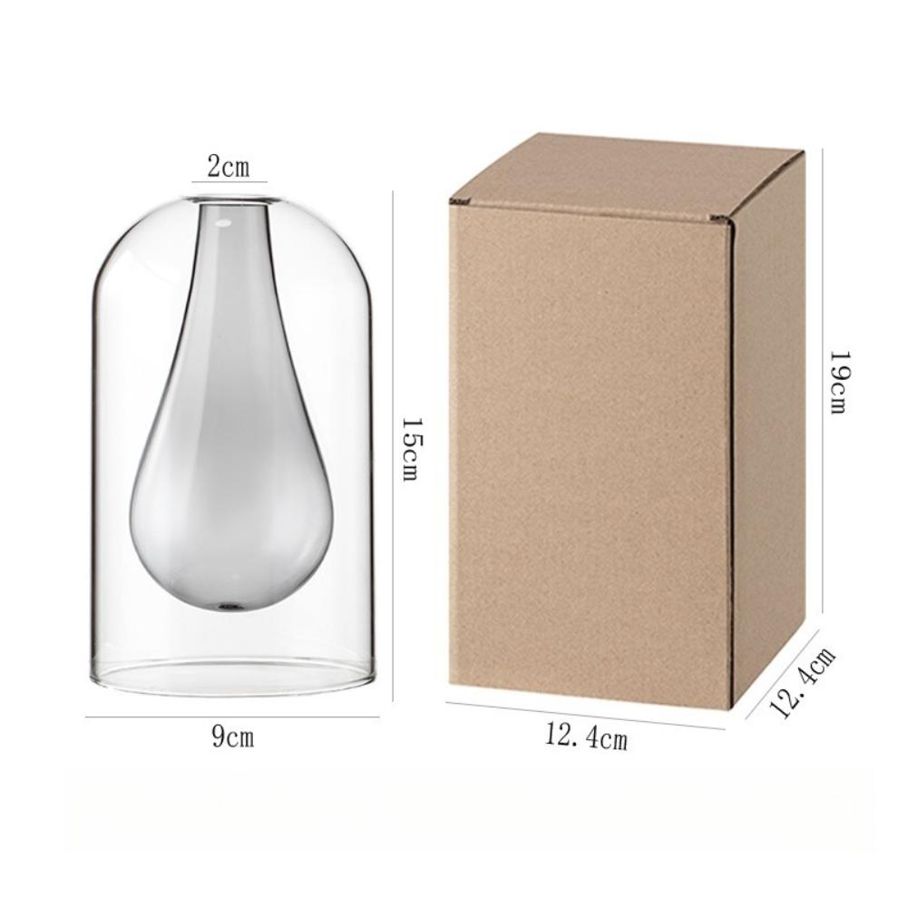 Minimalist Double Layer Glass Aromatherapy Bottle Refillable Reed Diffuser Bottle for Home Decoration Home Bathroom Gifts
