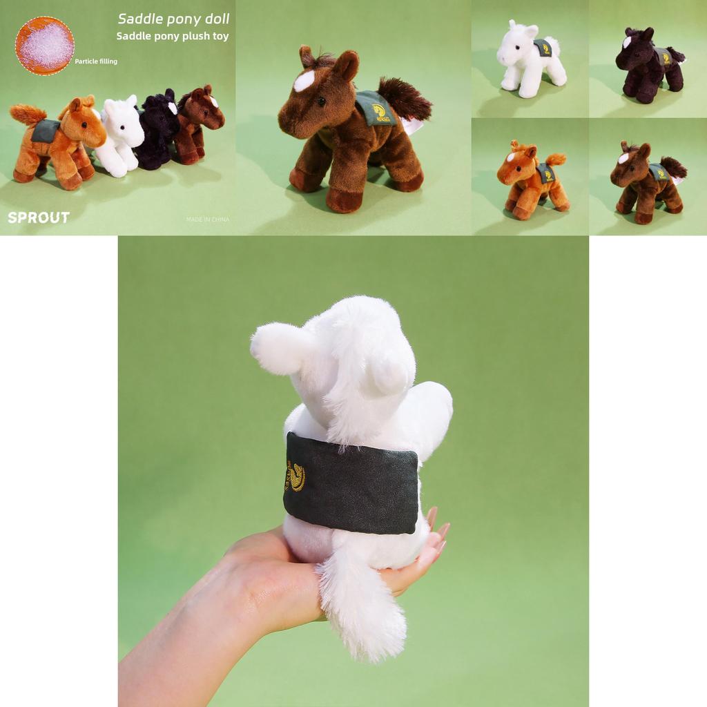 Plush Pony Toy With Soft Polyester Filling Perfect For Kid Birthday Gifts