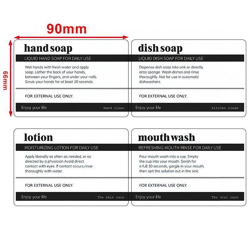

Этикетки для ванной комнаты, набор наклеек, гель для душа, кондиционер, этикетка на бутылку, съемная водонепроницаемая этикетка для лосьона для мытья тела, наклейка