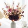 Silk Chrysanthemum Bouquet Silk Artificial Floral Arrangement Artificial Flowers Vibrant Reed Decorative Flowers For Home Diy