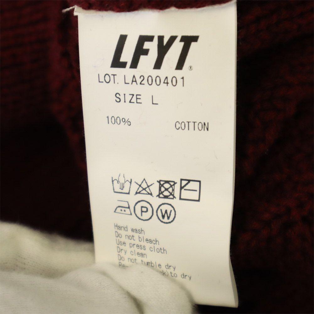 Lafayette Short Sleeve Knit L Bordeaux Series Logo Embroidery Men's Used