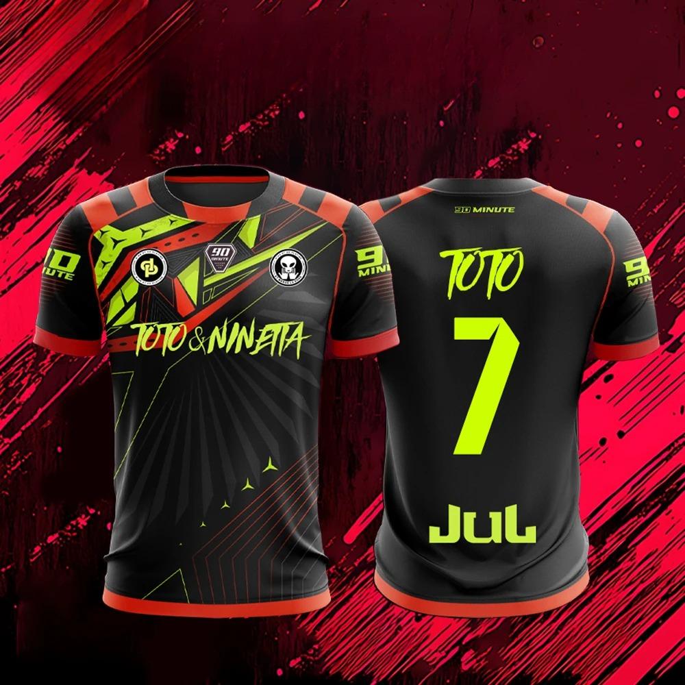 Нова футболка Maillot JUL Літня молодіжна Дихаюча та швидковисихаюча Тренувальні футбольні футболки Унісекс Спортивні майки