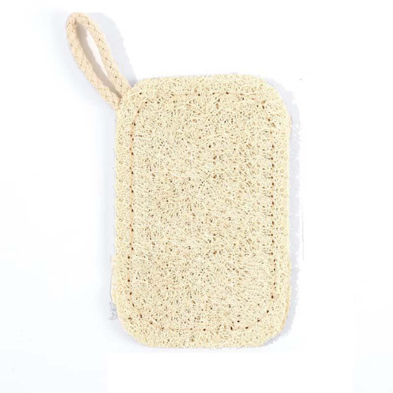 Natural Loofah Kitchen Scouring Pad - Eco-friendly Dishwashing Dishcloth