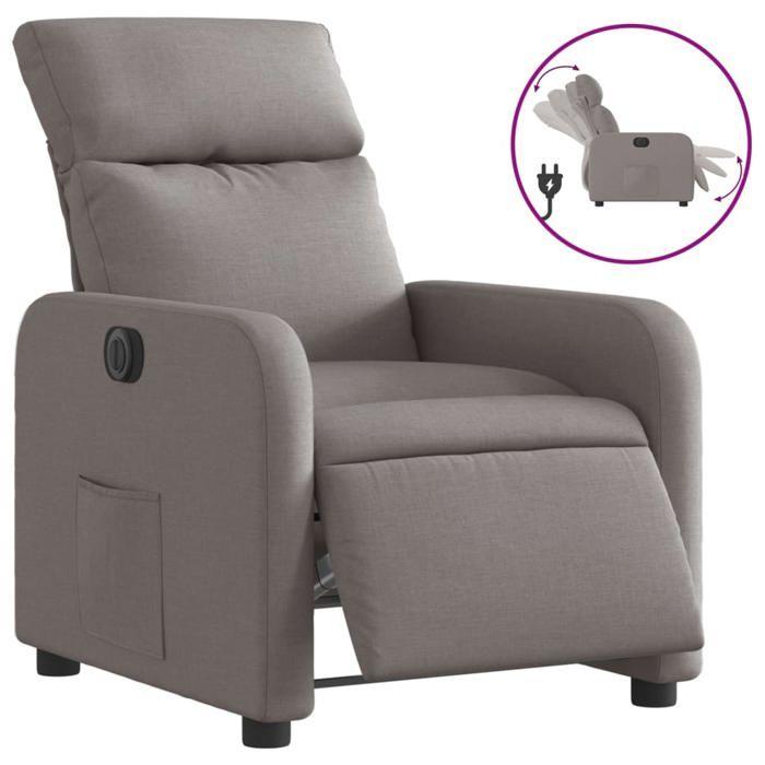 VidaXL Electric Recliner, Relaxation Chair with Adjustable Backrest and Footrest, Living Room Seat 3206688