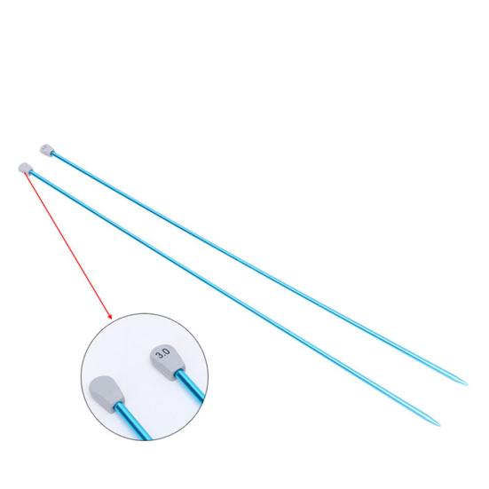 

Одинарні 2 алюмінієві спиці Шпильки Пряма точка DIY Pcs Інструмент для плетіння 6.0 Mm