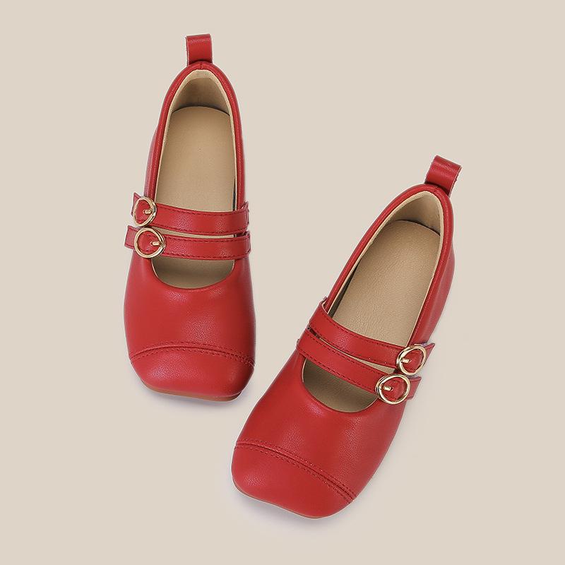 Genuine Leather Mary Jane Princess Shoes for Children - Spring & Autumn Fashion Korean Style