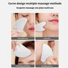 Face Guasha Scraper Stainless Steel Face Massage Tool Body Neck Back Stress Relief Beauty Tool Skin Scraping Lymph Detox Massage