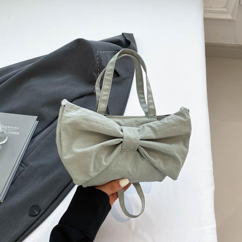 

Эстетичная сумка-бант высокого класса, летняя новинка, нишевый дизайн, дорожная сумка через плечо зелёный