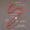 Adjustable Agate and Jade Pendant Necklace Chain for Men and Women