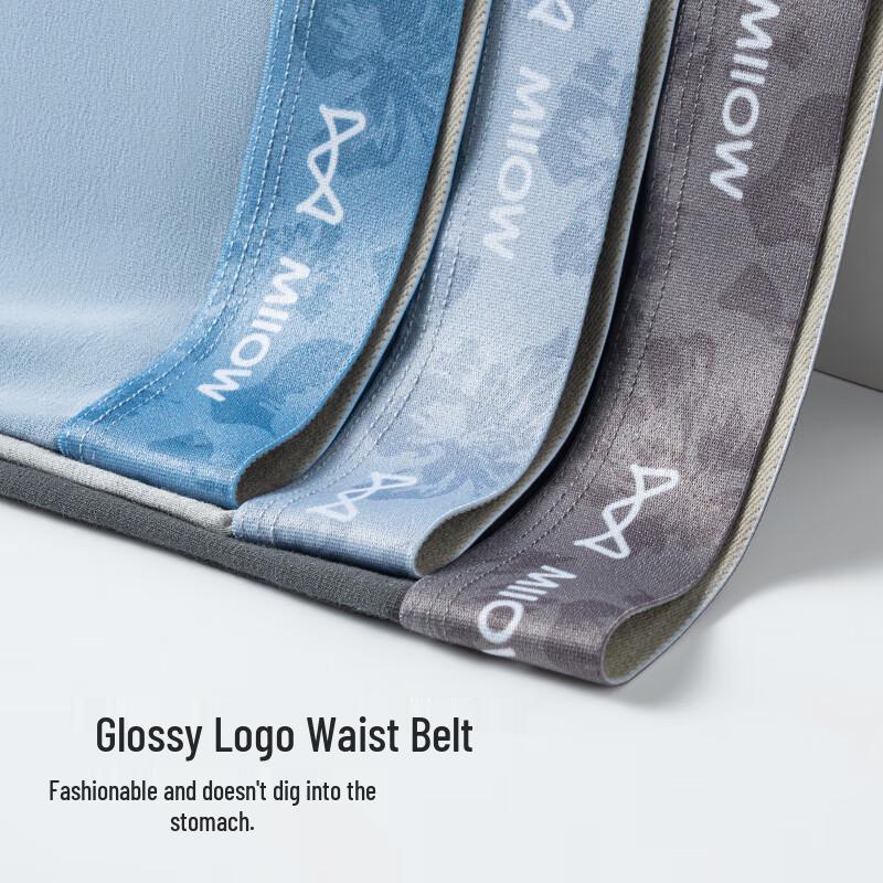 MiiOW Men's 10A Antibacterial Cotton Boxer Briefs