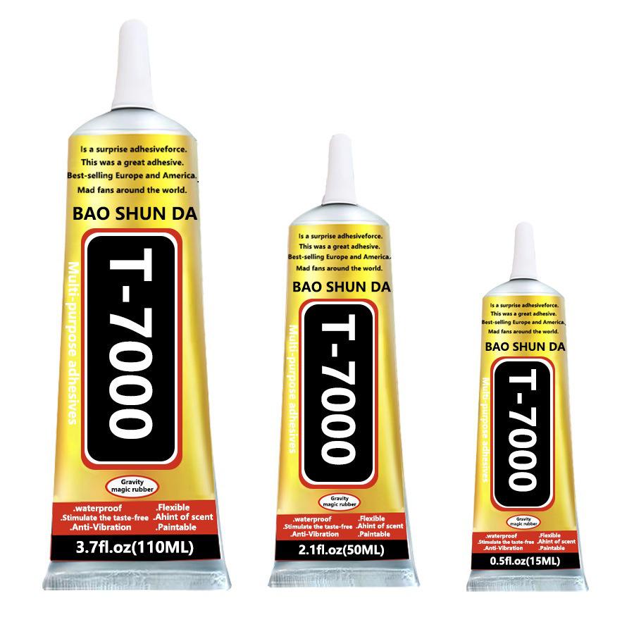 Environmentally Friendly T7000 Black Screen Repair Glue - Strong, Fast-Drying Adhesive for DIY Projects