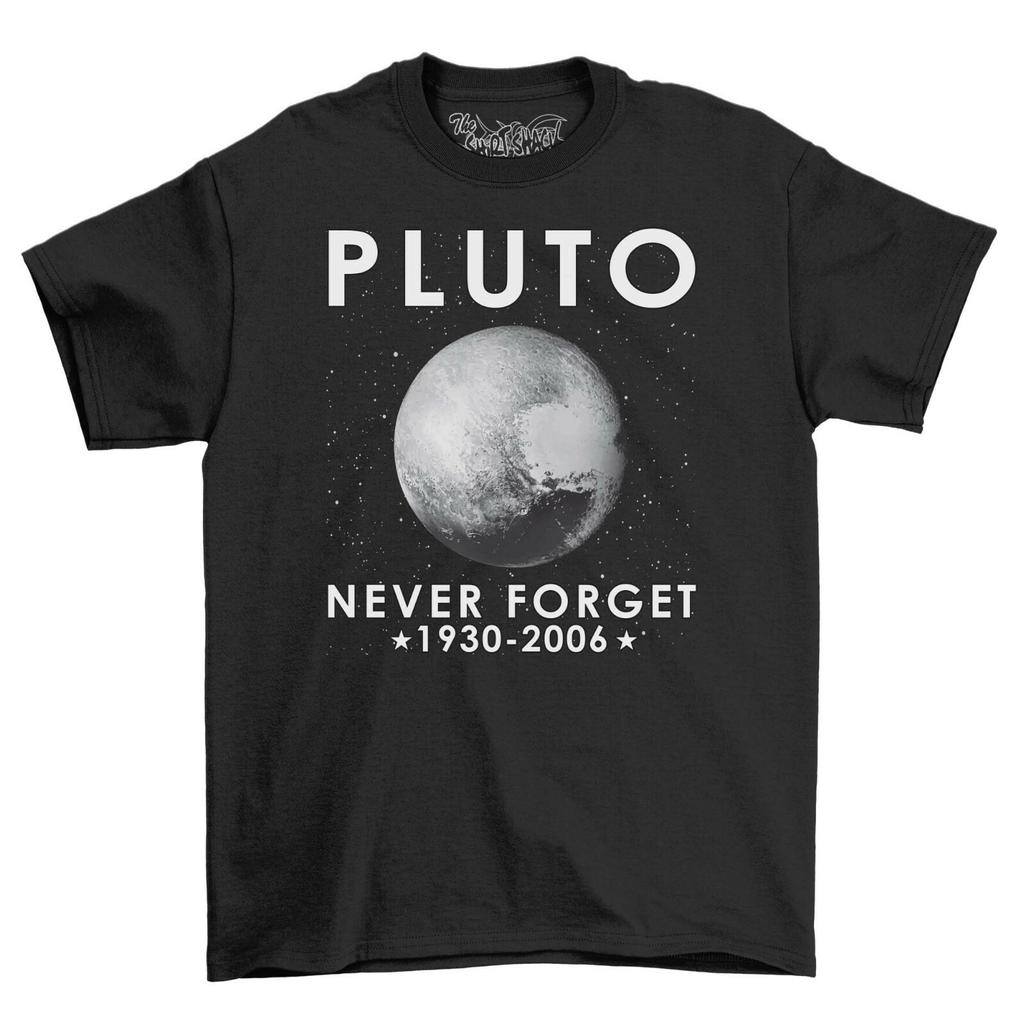 Never Forget Pluto Men's T-Shirt Mens Womens Tees Top Top Gift For Men Funny Novelty Space Shirt