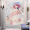 Game Anime The TTouhou Project Tapestry Microfiber Wall Hanging For Bedroom Living Room Decor Outdoor Festival Bar Background