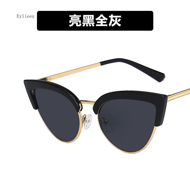 Cat Eye Anti Blue Light Glasses Women Vintage Luxury Brand Designer Black Glasses For Female Big Frame UV400 Eyewear Shades