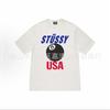 Classic Black 8 Ball Graphic T-Shirt Men Women Casual Cotton Short Sleeve Tee Unisex Streetwear