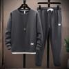 Set de vafe pentru bărbați de vară Set de tricou și pantaloni ocazional Costum sport pentru bărbați Set de 2 prețuri Trening de culoare solidă Costume largi