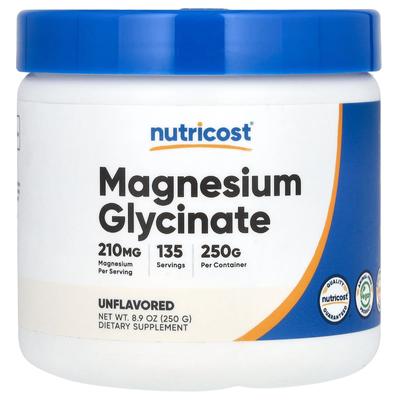 Magnesium Glycine, Unflavored, 8.9 Oz (250 G)