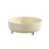 Large Capacity Makeup Storage Tray Round Spinning Organizer  Bathroom