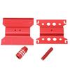 RC Car Work Stand Repair Work Station 360 Rotation Aluminum Alloy 1 18 1 24 Scale for SCX24 Remote Control Car Red