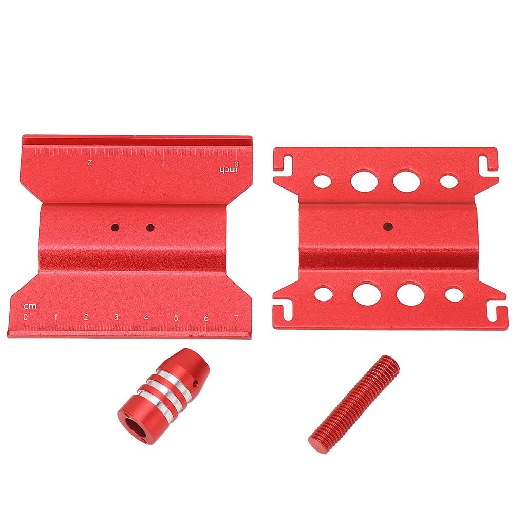 RC Car Work Stand Repair Work Station 360 Rotation Aluminum Alloy 1 18 1 24 Scale for SCX24 Remote Control Car Red