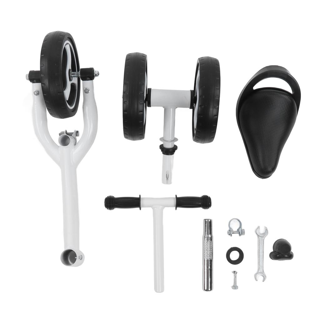 Dětské odrážedlo bez pedálů pro batolata, chodítko se 3 koly pro 1?6 let Kluci Dívky Bílá