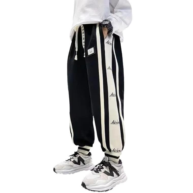 2024 Boys' Spring & Autumn Casual Sports Pants - Trendy and Comfortable for Children