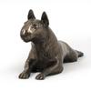Bull Terrier, Bully IV - Dog Figurine, Statue On White Marble, Trophy for Art-Dog Dog Show Exhibition