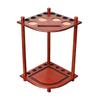 Billiard Cue Rack Holds 8 Sticks Solid Wood Floor Style Pool Rod with Drink Holder