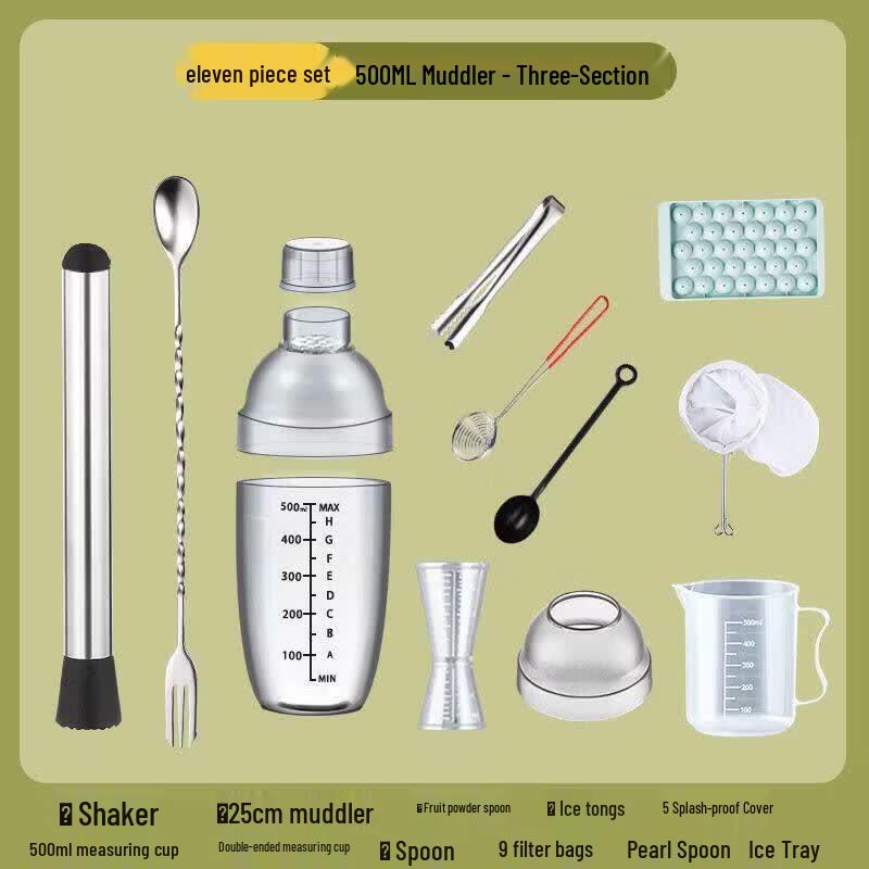 ZISIZ Professional Four-Section Shaker Cup