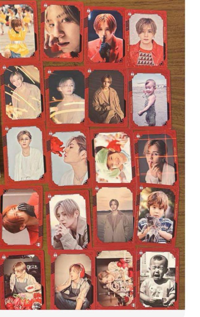 [USED] RED Visual Card Complete Set Full Set Yamada Ryosuke