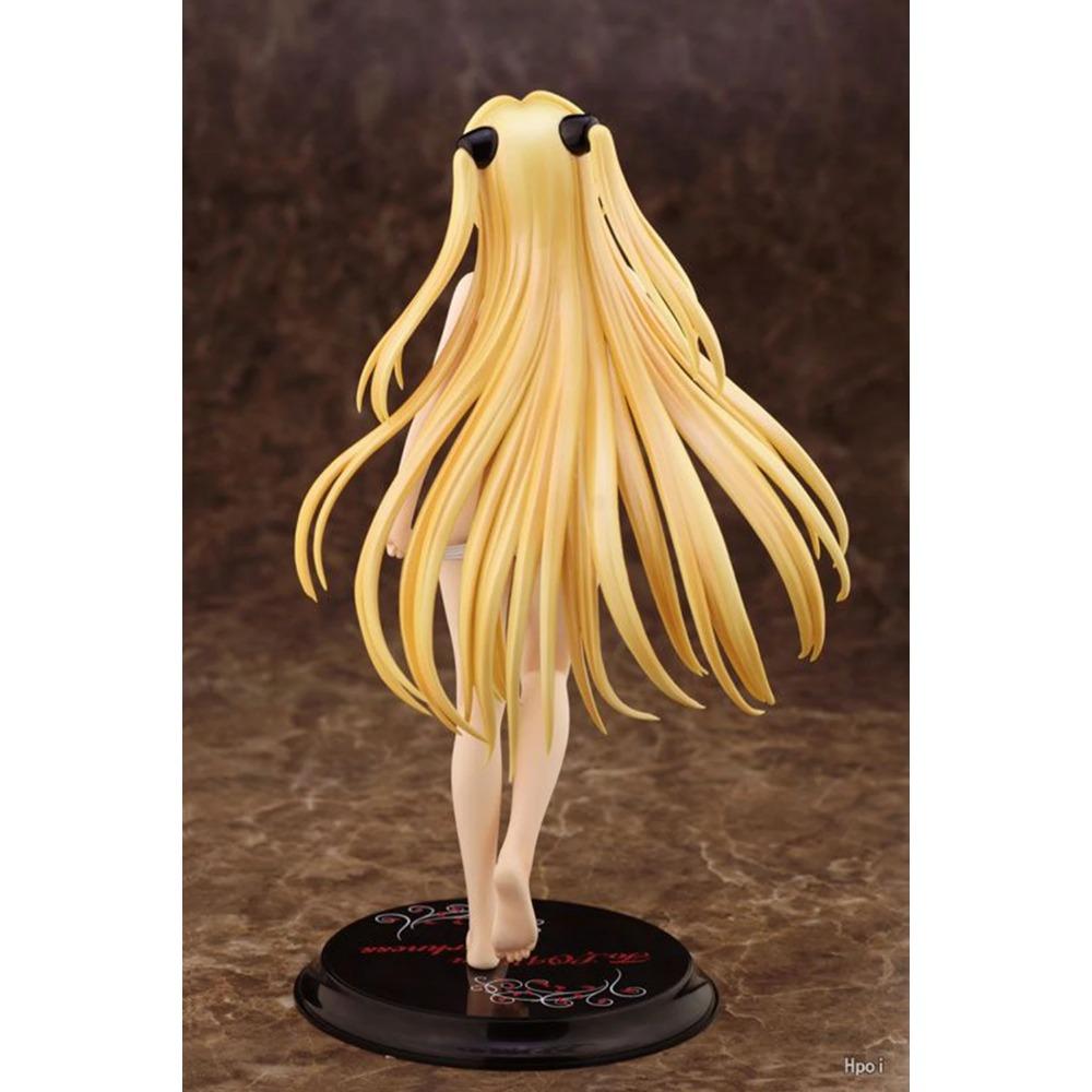 23.5CM Anime To LOVEru Darkness Konjiki No Yami 1/7 Figure White Swimsuit Ver Standing Model Toy Doll Aciton Figure PVC